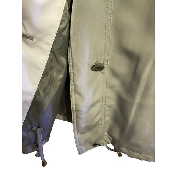 Braetan Coat Women's Large Khaki Green Beige Big Front Pockets - Picture 4 of 9